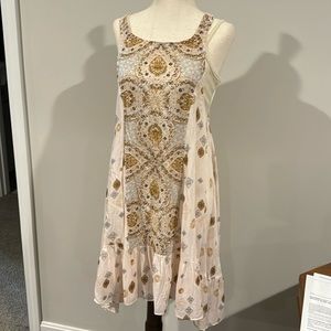 Free People light pink festival dress size xs